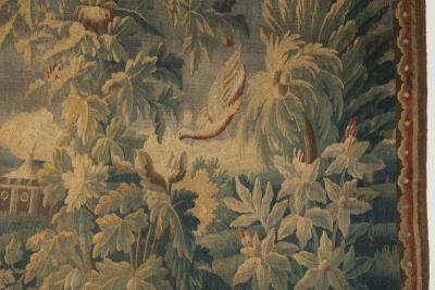 18TH CENTURY AUBUSSON VERDURE TAPESTRY
