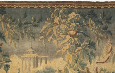 18TH CENTURY AUBUSSON VERDURE TAPESTRY