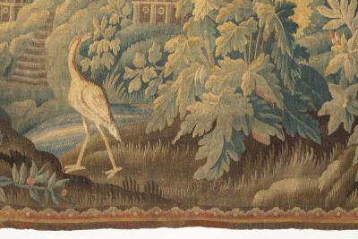 18TH CENTURY AUBUSSON VERDURE TAPESTRY