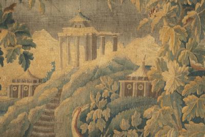 18TH CENTURY AUBUSSON VERDURE TAPESTRY