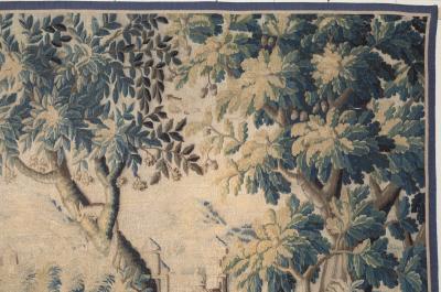 18TH CENTURY AUBUSSON VERDURE TAPESTRY AFTER JEAN BAPTISTE OUDRY