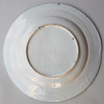 18TH CENTURY DELFT CHARGER IN CAMA EU BLEU