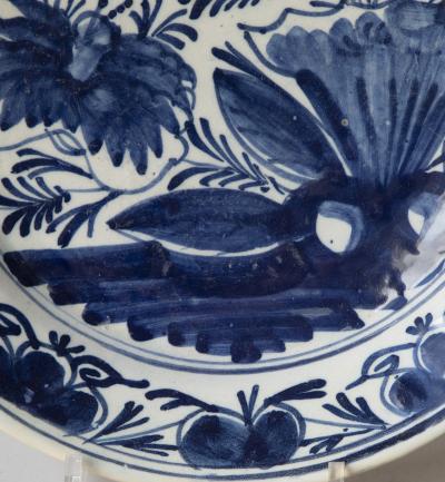 18TH CENTURY DELFT FAIENCE PLATE