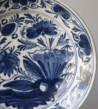 18TH CENTURY DELFT FAIENCE PLATE