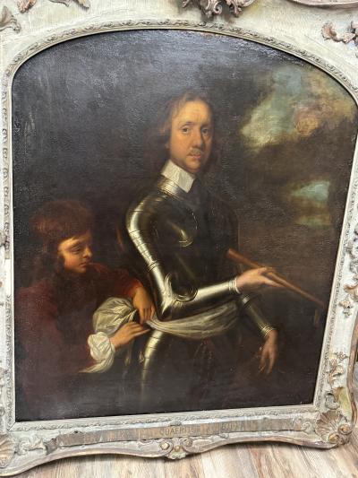 18TH CENTURY GLORIOUS OIL PAINTING OF BRITAINS GENERAL CORNWELL