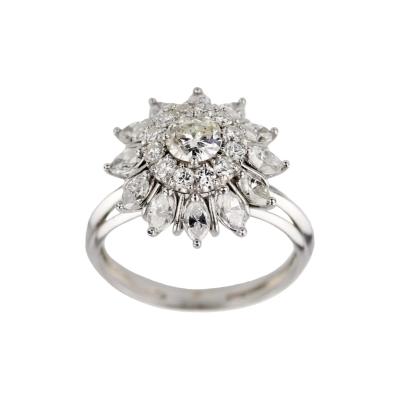 18k White Gold Diamond Ring