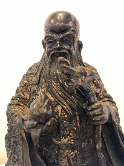 18th 19th Century Figure One of the Three Gods of Good Fortune