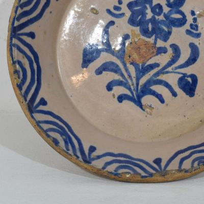 18th 19th Century Spanish Glazed Terracotta Bowl