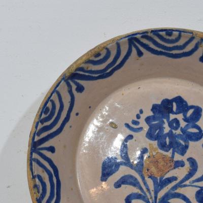 18th 19th Century Spanish Glazed Terracotta Bowl