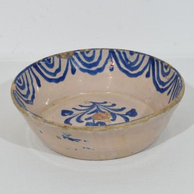 18th 19th Century Spanish Glazed Terracotta Bowl