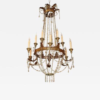18th C Italian Chandelier From Lucca