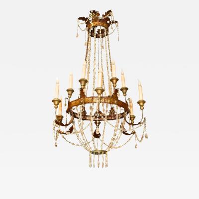 18th C Italian Chandelier From Lucca