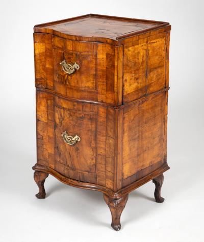 18th C Italian Rococo Period Commodini