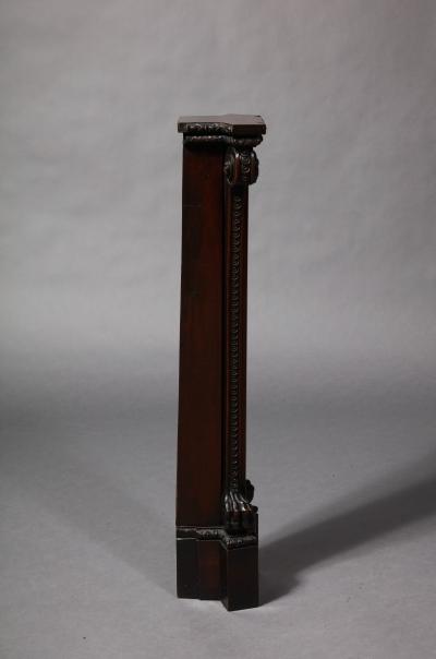 18th C Mahogany Term Pedestal