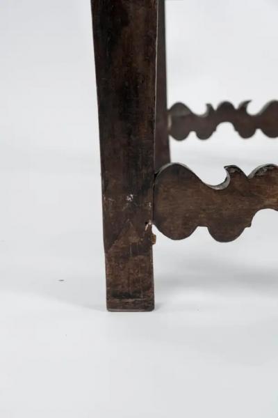 18th C Spanish Walnut Bench