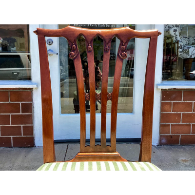 18th C Style Burton Ching Chippendale Side or Desk Chair