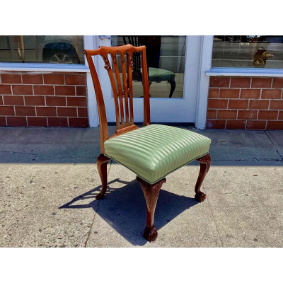 18th C Style Burton Ching Chippendale Side or Desk Chair