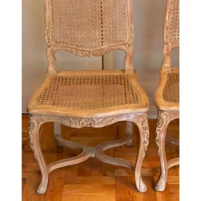 18th C Style Gustavian Swedish Empire Cane Chairs