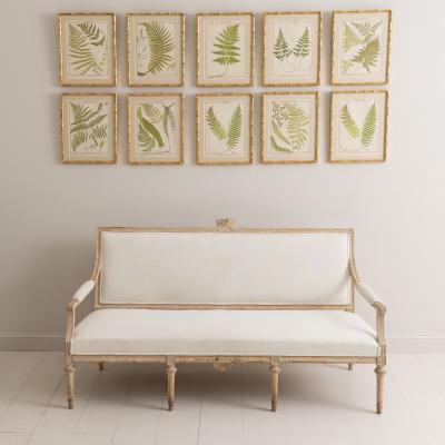 18th C Swedish Gustavian Period Sofa Bench In Original Patina