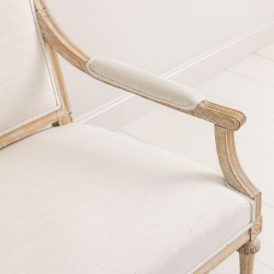 18th C Swedish Gustavian Period Sofa Bench In Original Patina