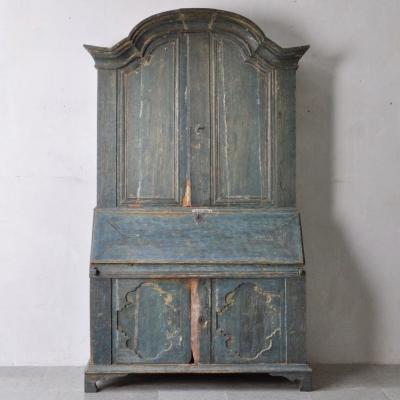 18th C Swedish Rococo Secretary