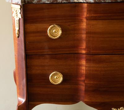 18th CENTURY SATINWOOD VENEERED COMMODE TRANSITION LOUIS XV XVI