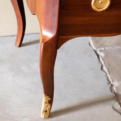 18th CENTURY SATINWOOD VENEERED COMMODE TRANSITION LOUIS XV XVI