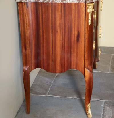 18th CENTURY SATINWOOD VENEERED COMMODE TRANSITION LOUIS XV XVI