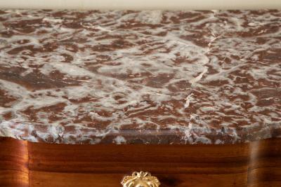 18th CENTURY SATINWOOD VENEERED COMMODE TRANSITION LOUIS XV XVI