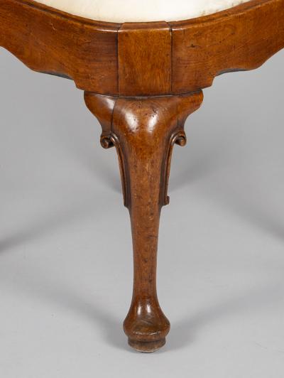 18th Century American Pennsylvania Walnut Corner Armchair