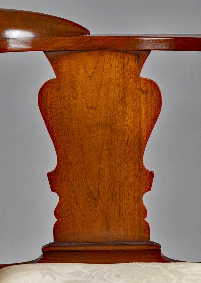 18th Century American Pennsylvania Walnut Corner Armchair