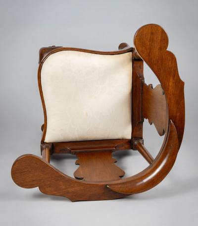 18th Century American Pennsylvania Walnut Corner Armchair