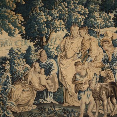 18th Century Antique French Aubusson Tapestry