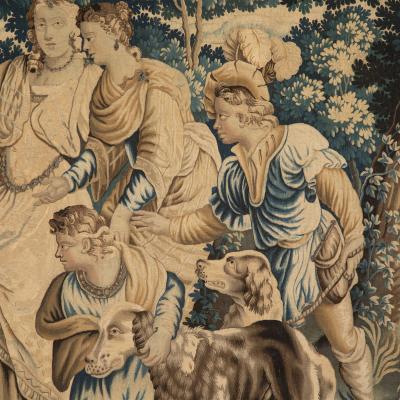 18th Century Antique French Aubusson Tapestry