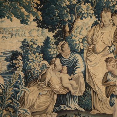 18th Century Antique French Aubusson Tapestry