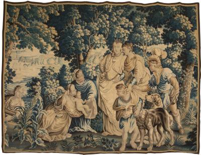 18th Century Antique French Aubusson Tapestry