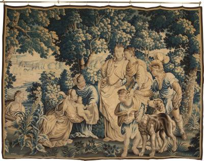 18th Century Antique French Aubusson Tapestry