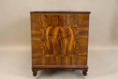 18th Century Baroque Nutwood Chest Of Drawers Austria ca 1780