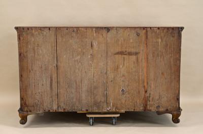 18th Century Baroque Nutwood Chest Of Drawers Austria ca 1780