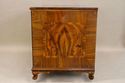 18th Century Baroque Nutwood Chest Of Drawers Austria ca 1780