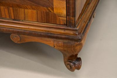 18th Century Baroque Nutwood Chest Of Drawers Austria ca 1780