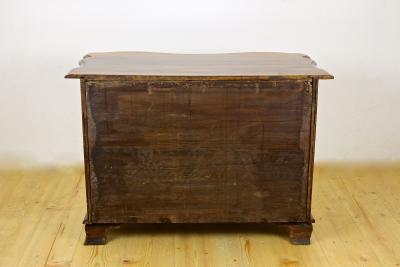 18th Century Baroque Nutwood Chest Of Drawers Commode South Germany ca 1760
