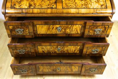 18th Century Baroque Secretaire Writing Cabinet Germany ca 1770