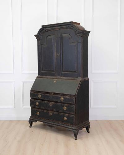 18th Century Black Scandinavian Bureau