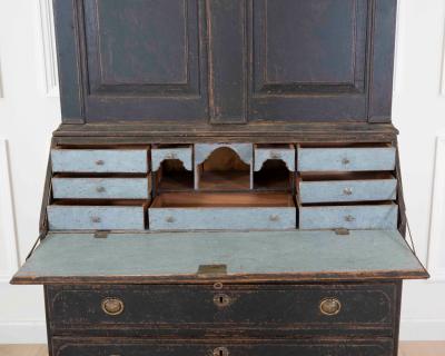 18th Century Black Scandinavian Bureau