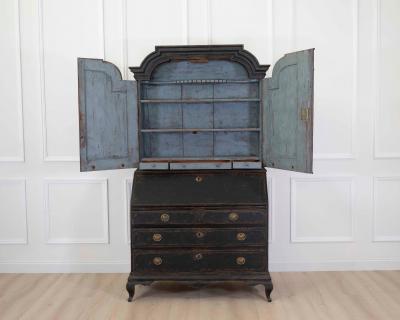 18th Century Black Scandinavian Bureau
