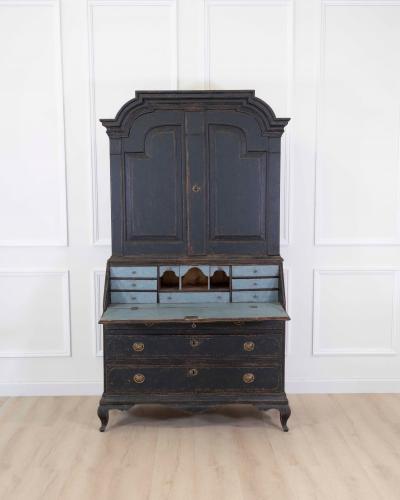 18th Century Black Scandinavian Bureau