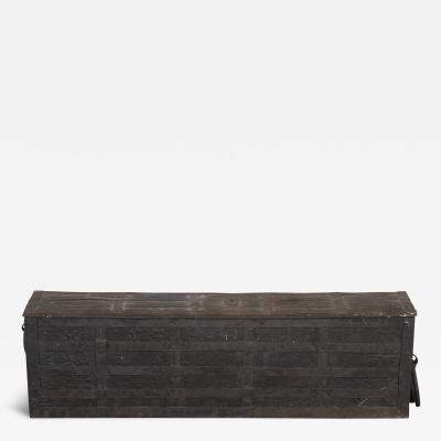 18th Century Cast Iron and Metal Carriage Chest