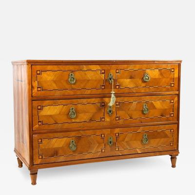 18th Century Cherrywood Chest Of Drawers Josephinism Period Austria ca 1790