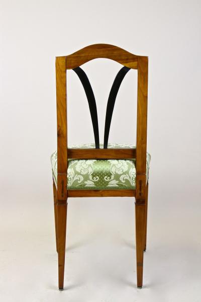 18th Century Cherrywood Side Chair Newly Upholstered Austria ca 1790